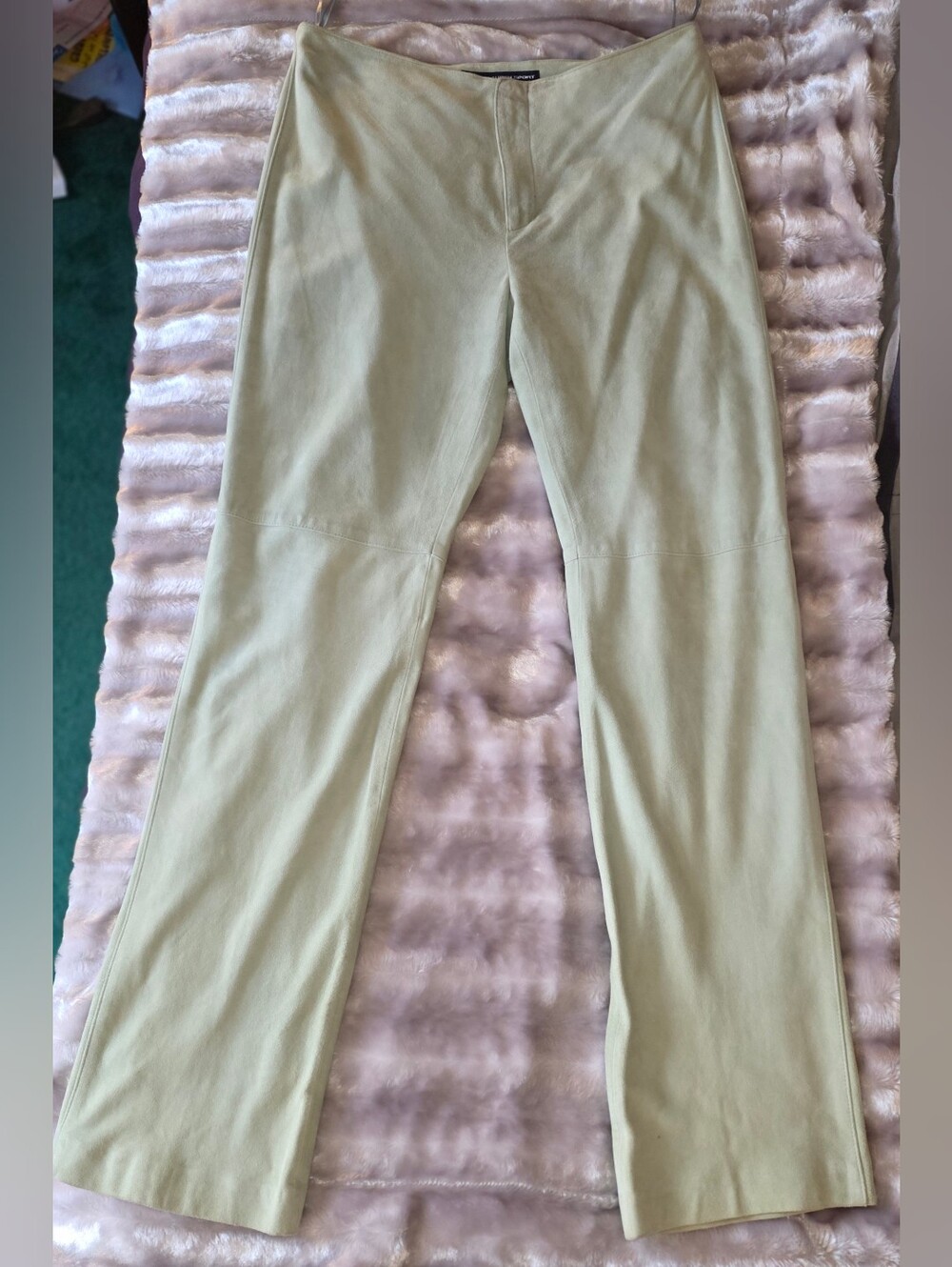 Ralph Lauren Sport Vintage Pale Sage Suede Pants